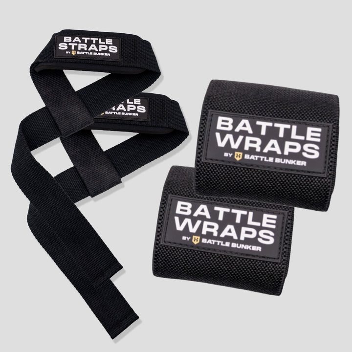 Lifting Straps x Wrist Wraps Bundle