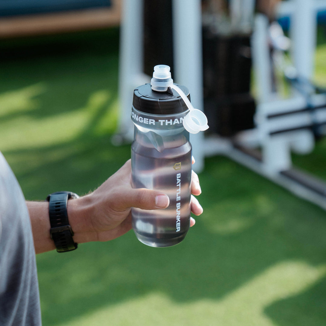 Battle Bunker Water Bottle - Stronger Than Yesterday.