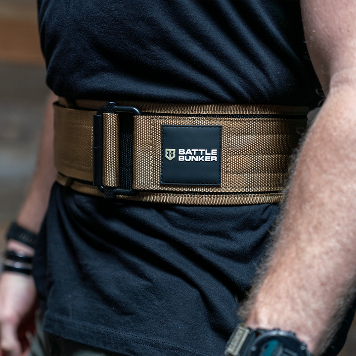 Battle Bunker Hybrid Belt – Self-Locking Weight Lifting Belt for Hybrid Operations