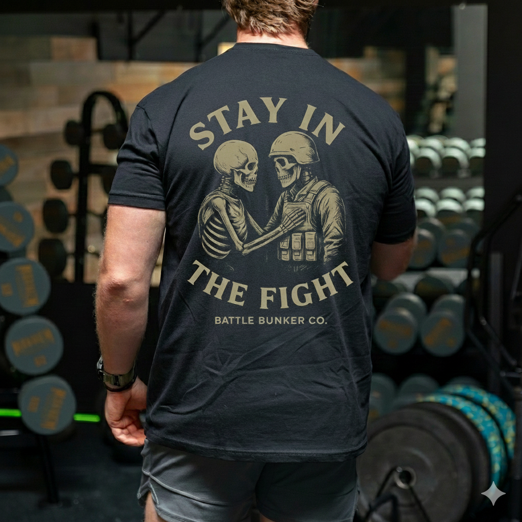 "Stay in the Fight" Battle Bunker Tee