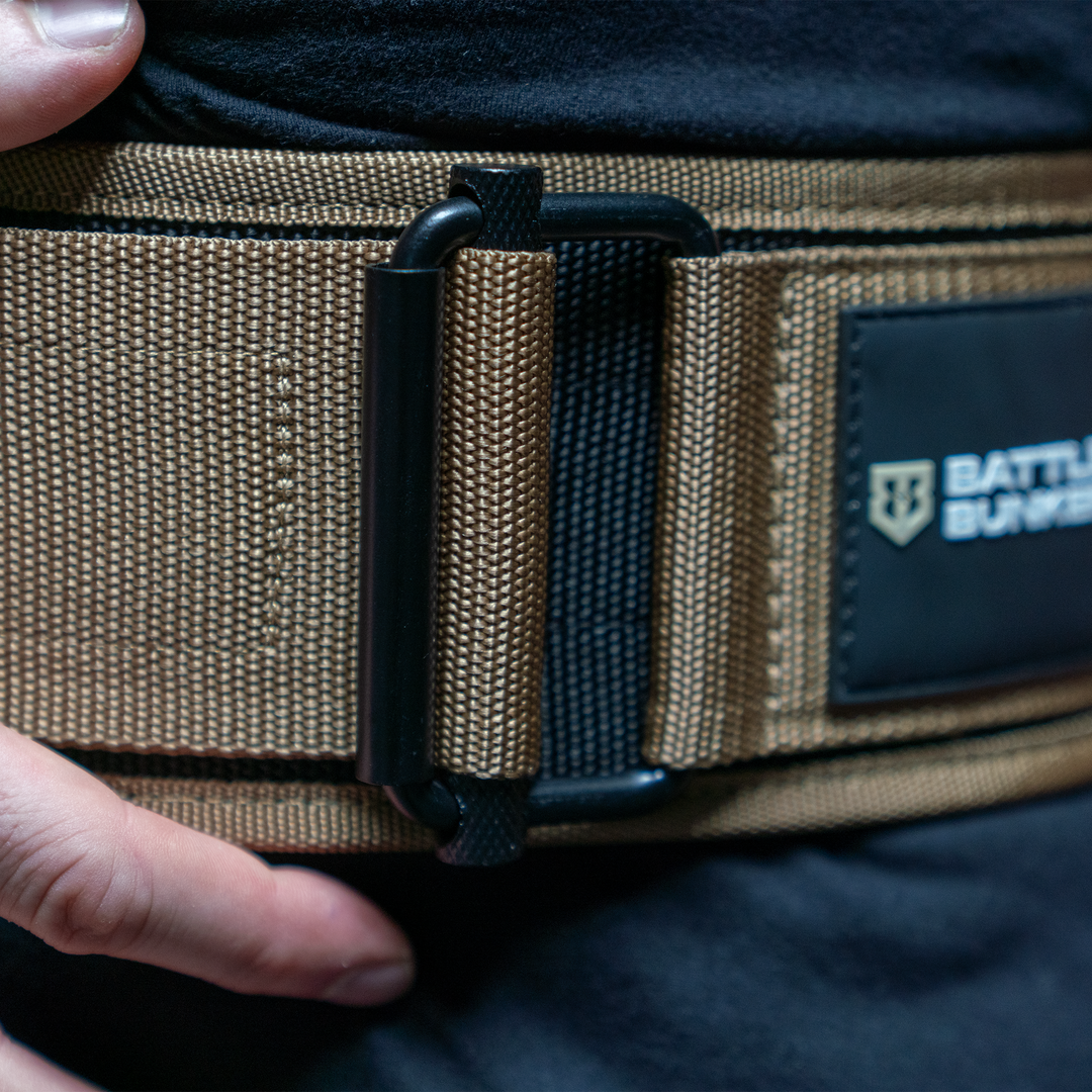 Battle Bunker Hybrid Belt – Self-Locking Weight Lifting Belt for Hybrid Operations