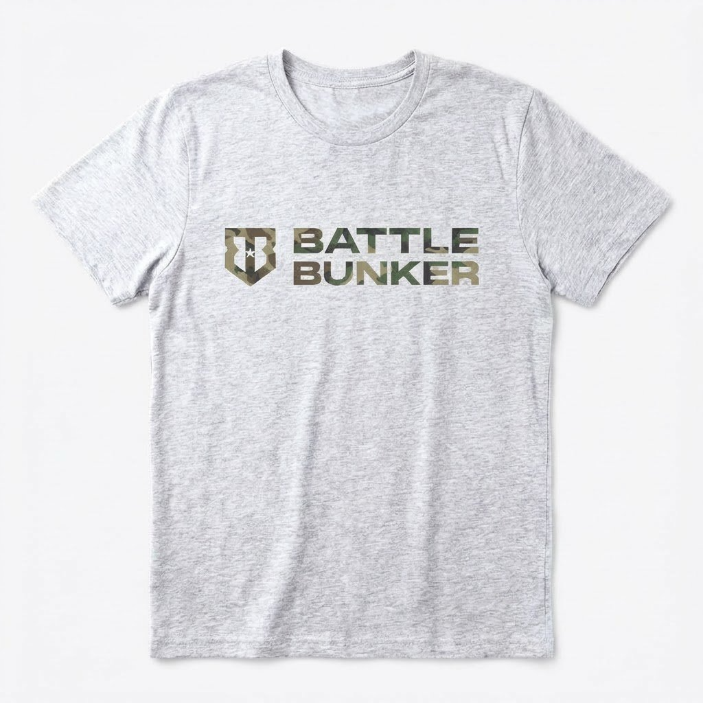 Battle Bunker Camo Logo Tee