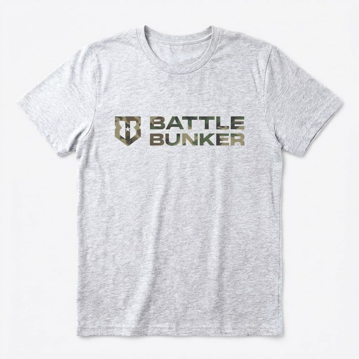 Battle Bunker Camo Logo Tee