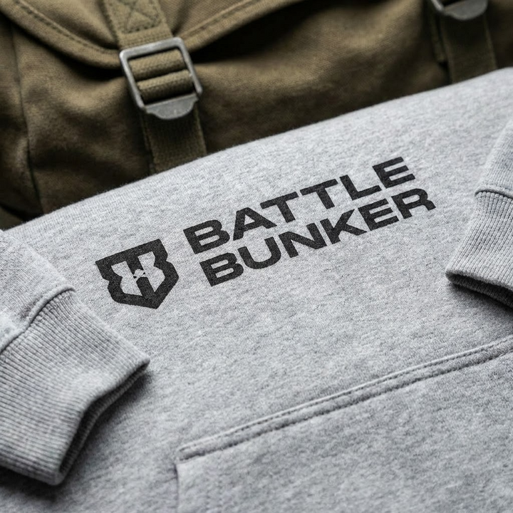 The Heavyweight Logo Hoodie - Battle Bunker